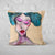 Pillow Cover Feature Art 'Amelia' - Bone - Cotton Twill