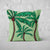 Pillow Cover Feature Art 'Palm Trees' - Green - Cotton Twill