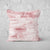 Pillow Cover Art Feature 'Satellite' - Red - Cotton Twill