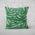 Pillow Cover Feature Art 'Ferns' - Green - Cotton Twill