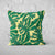 Pillow Cover Feature Art 'Palms' - Yellow - Cotton Twill