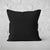 Pillow Cover Art Feature 'Solid' - Black - Cotton Twill