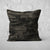 Pillow Cover Art Feature 'Satellite' - Black & Beige - Cotton Twill
