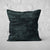 Pillow Cover Art Feature 'Satellite' - Black & Dark Green - Cotton Twill