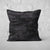 Pillow Cover Art Feature 'Satellite' - Black & Dark Magenta - Cotton Twill