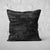 Pillow Cover Art Feature 'Satellite' - Black & Mid-Red - Cotton Twill