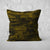 Pillow Cover Art Feature 'Satellite' - Black & Mustard Yellow - Cotton Twill