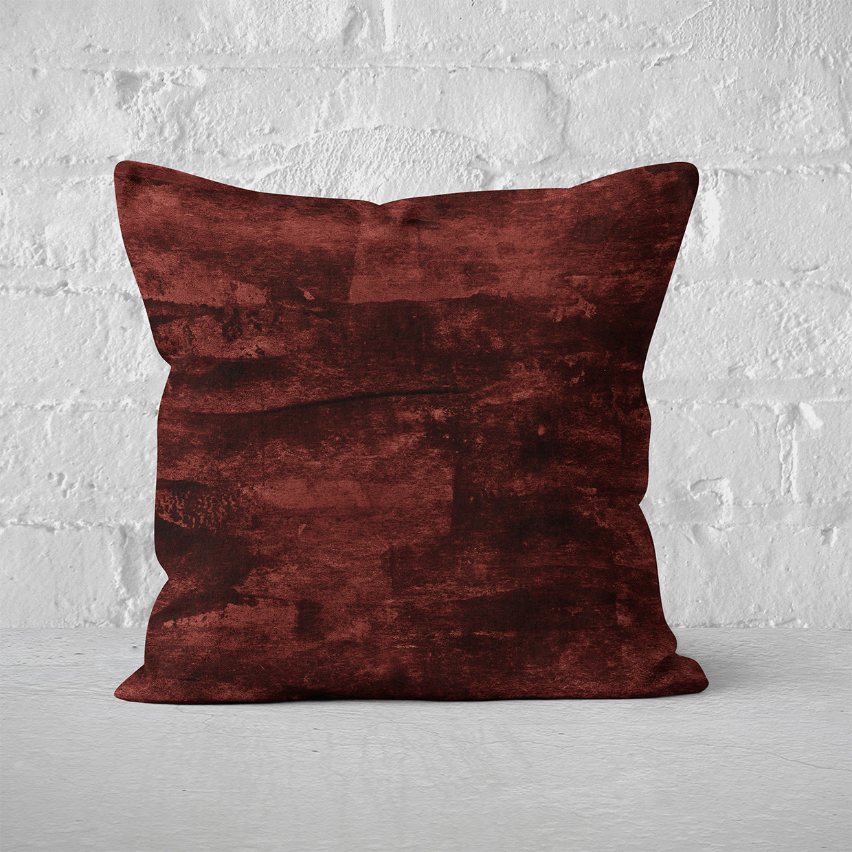 Pillow Cover Art Feature 'Satellite' - Black & Red - Cotton Twill