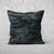 Pillow Cover Art Feature 'Satellite' - Black & Sky Blue - Cotton Twill