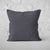 Pillow Cover Art Feature 'Solid' - Dark Grey - Cotton Twill