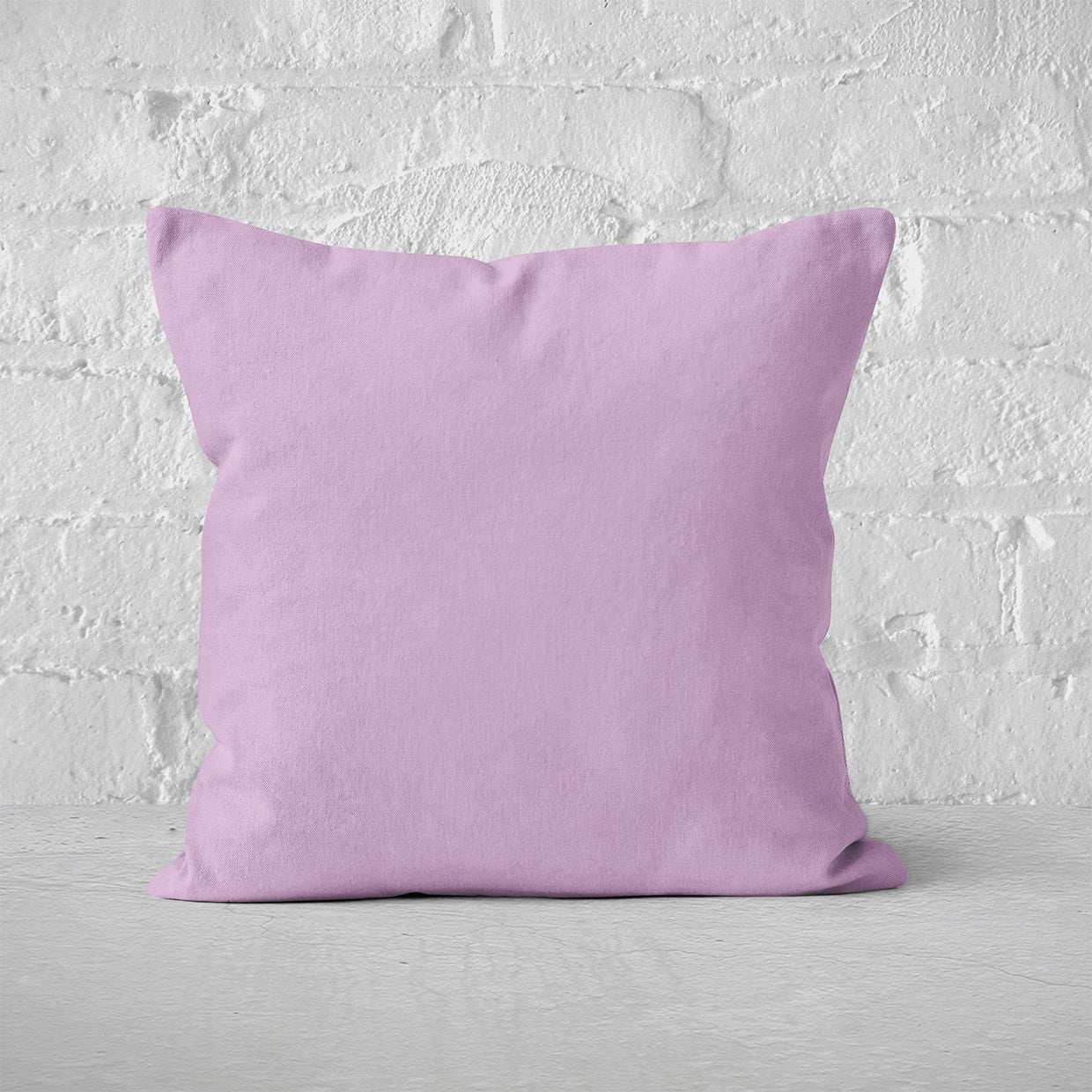 Pillow Cover Art Feature 'Solid' - Lavender - Cotton Twill