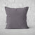 Pillow Cover Art Feature 'Solid' - Mid-Grey - Cotton Twill