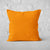 Pillow Cover Art Feature 'Solid' - Orange - Cotton Twill
