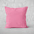 Pillow Cover Art Feature 'Solid' - Pink - Cotton Twill