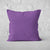 Pillow Cover Art Feature 'Solid' - Purple - Cotton Twill