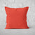 Pillow Cover Art Feature 'Solid' - Red - Cotton Twill
