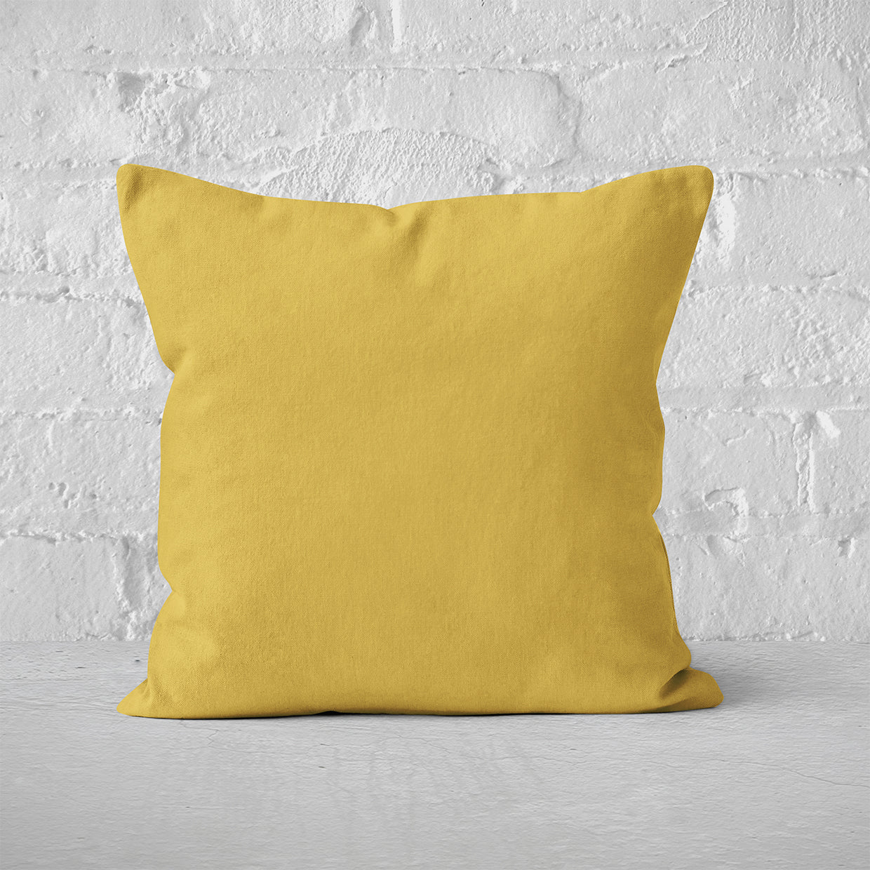 Pillow Cover Art Feature 'Solid' - Tan - Cotton Twill