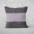 Pillow Cover Art Feature 'Horizon' - Dark Grey & Light Violet - Cotton Twill