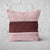 Pillow Cover Art Feature 'Horizon' - Dark Red Stripe - Cotton Twill