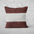 Pillow Cover Art Feature 'Horizon' - Dark Red & Light Grey - Cotton Twill