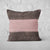 Pillow Cover Art Feature 'Horizon' - Dark Red & Light Red - Cotton Twill