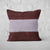 Pillow Cover Art Feature 'Horizon' - Dark Red & Light Violet - Cotton Twill