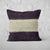 Pillow Cover Art Feature 'Horizon' - Dark Violet & Yellow - Cotton Twill