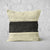 Pillow Cover Art Feature 'Horizon' - Yellow & Black - Cotton Twill