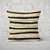 Pillow Cover Feature Art 'Songlines' - Bamboo - Cotton Twill