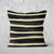 Pillow Cover Feature Art 'Songlines' - Dark Bamboo - Cotton Twill