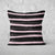 Pillow Cover Feature Art 'Songlines' - Dark Pink - Cotton Twill