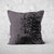 Pillow Cover Feature Art 'Tracks 1' - Dark Grey - Cotton Twill
