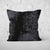 Pillow Cover Feature Art 'Tracks 2' - Dark Grey - Cotton Twill