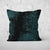 Pillow Cover Feature Art 'Tracks 2' - Green - Cotton Twill