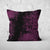 Pillow Cover Feature Art 'Tracks 2' - Purple - Cotton Twill