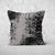 Pillow Cover Feature Art 'Tracks 3' - Mid Grey - Cotton Twill