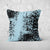 Pillow Cover Feature Art 'Tracks 3' - Sky Blue - Cotton Twill