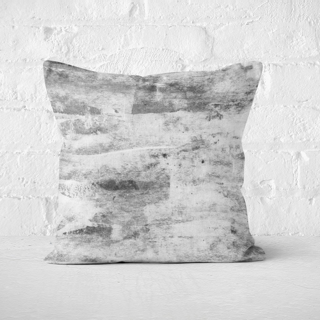 Pillow Cover Art Feature 'Satellite' - Black & White - Cotton Twill