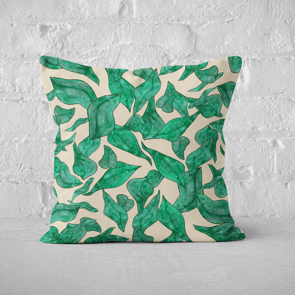 Pillow Cover Feature Art 'Fall 2' - Bone - Cotton Twill