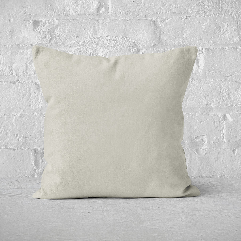 Pillow Cover Art Feature 'Solid' - Silver Birch - Cotton Twill